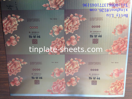 JIS G3303 Standard T3 T4 T2.5 Carta di latta stampata anticorrosiva