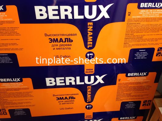 T2.5 T3 T4 T5 DR7 DR8 DR9 Stagno stampato EN10202 Norma 2.0/2.0