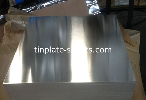 Fogli di acciaio TFS ad alte prestazioni T2-T4 MR SPCC 100% riciclabilità 2.0/2.0