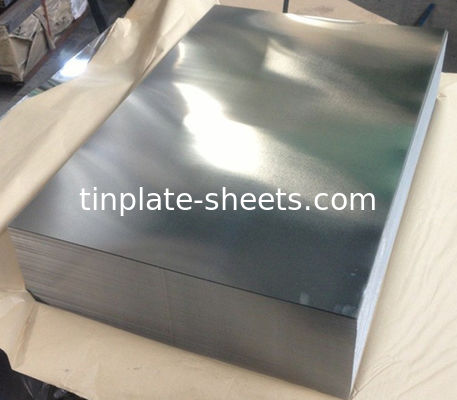 Fogli di acciaio TFS ad alte prestazioni T2-T4 MR SPCC 100% riciclabilità 2.0/2.0