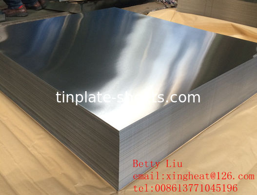 Fogli di latta stampati personalizzati per varie applicazioni con spessore da 0,15 a 0,49 mm e larghezza da 600 mm a 986 mm