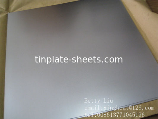 Fogli di latta stampati personalizzati per varie applicazioni con spessore da 0,15 a 0,49 mm e larghezza da 600 mm a 986 mm