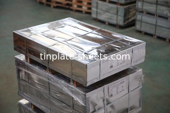 Fogli di latta per lattine chimiche e lattine alimentari con peso da 1,5-1,85 MT per imballaggio e JIS G3303 EN10202 Standard ASTM624