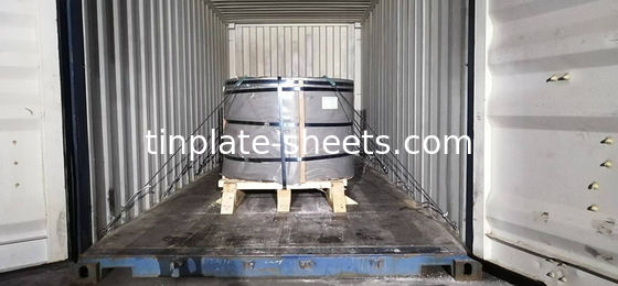 Larghezza 512-986 mm Prime Electrolytic Tinplate coil tin coating 2.8/2.8 T4 T5 TS260 TH520