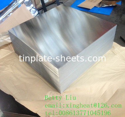 Pietra argento finitura brillante ETP Stainplate Elettrolitica Stainplate Coil Sheets