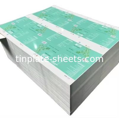 Personalizzazione T5 Fornitore di latta Forma rettangolare Ecofriendly T2.5