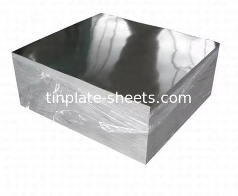 Pietra brillante argento matt finitura superficiale lamiera di stagno con lacca per disegni personalizzati e soluzioni di imballaggio attraenti