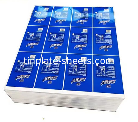 T3 Carta di latta con 6 colori stampati 4 colori stampati carta di latta stampa carta di latta per lattine alimentari stampa oro bianco