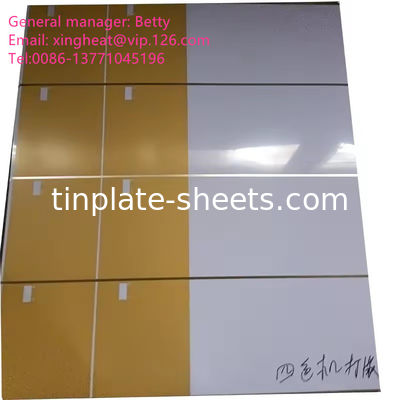 Coil di latta per foglio di latta con materiale MR e SPCC BA Annealing e Bright Stone Silver e Matt Surface Finish
