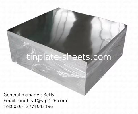 Coil di latta per foglio di latta con materiale MR e SPCC BA Annealing e Bright Stone Silver e Matt Surface Finish