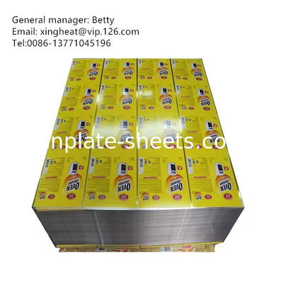 ASTM624 Piastre di latta elettrootiche standard T2 T2.5 T3 T4 T5 Temperature