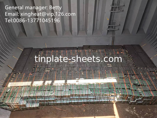 Fabbricazione di fogli di latta di buona qualità 2.8/2.8 JIS G3303 Standard T3 T4 T5 DR8 2.8/2.8 STONE FINISH Fabbricazione di fogli di latta elettrolitici