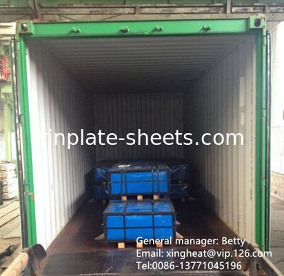 Fogli di latta per lattine di prodotti chimici e alimentari spessore 0,15-0,49 mm lamiera elettrolitica MR SPCC materiale 600-986 mm larghezza