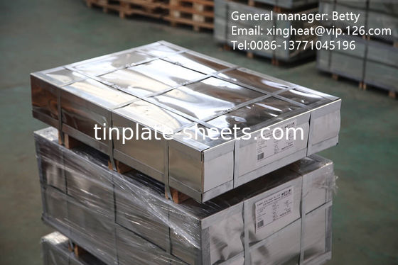 Coili di latta per l'industria dell'imballaggio 25 tonnellate MOQ EXW/FOB/CFR/CIF L/C/T/T/DP Condizioni di pagamento Materiale MR e SPCC