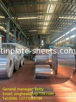 Stagno elettrolitico 2.8/2.8 1.1/1.1 Fabbrica di stagno T2.5 T3 T4 T5 DR8 DR9
