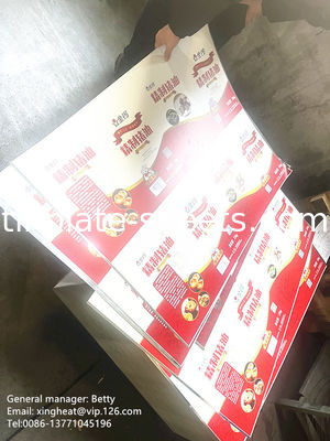 p forte Fogli di latta di colore brillante/pietra/argento/matto personalizzabili per lattine e imballaggi /strong /p