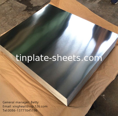 JIS G3303/EN10202/ASTM624 Fogli di latta elettrolitica standard EXW/FOB/CFR/CIF L/C/T/T/DP Termini di pagamento 25 MT MOQ