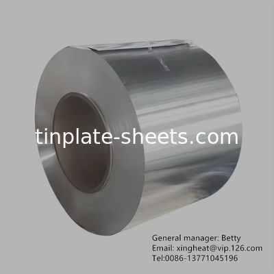3-8 tonnellate bobina in acciaio senza stagno JIS G3303 Superficie di pietra standard Finita T3 T4 T5Temper