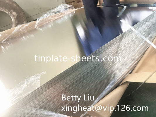 Fabbricazione di fogli di latta ad alte prestazioni per lattine di imballaggio JIS G3303 Finitura luminosa in pietra standard T3 T5 DR8 FINIZIONE STONE