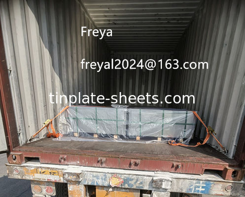 Fogli di latta elettrolitica per lattine chimiche e alimentari 0,15-0,49 mm Spessore 1,1/1,1-5,6/5,6 Rivestimento di latta Vendita diretta