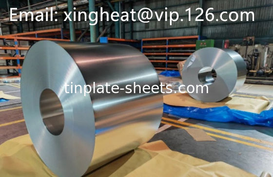 Fogli di latta resistenti alla corrosione per lattine di pietra brillante argento e matt finiture altamente formabili