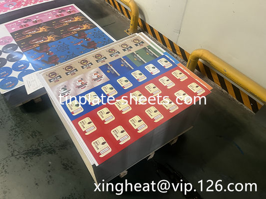 Fogli di latta stampata personalizzabili per varie applicazioni T2-T5 Temperature 2.0/2.0