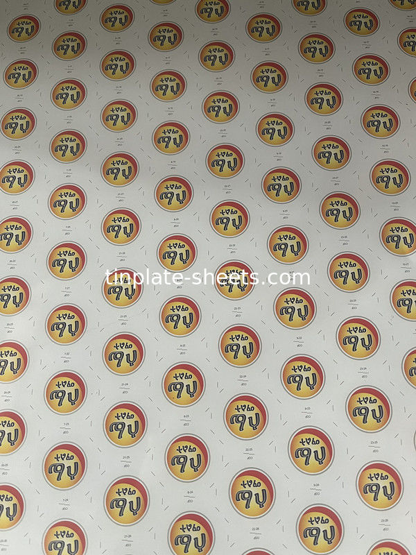 Fogli di latta elettrolitica per lattine di prodotti chimici e alimentari 0,15-0,49 mm Spessore 600-986 mm Larghezza T2-T5 Temperature BA Annealing