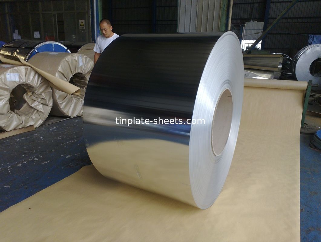 Contenitori di imballaggio JIS G3303 Standard T3 T4 T5 DR8 2.8/2.8 Pietra di finitura Elettrolitico lamiera di stagno