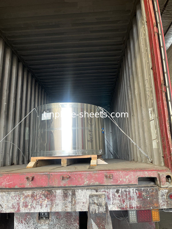 Larghezza 512-980 mm Prime Electrolytic Tinplate High Corrosion Resistance0