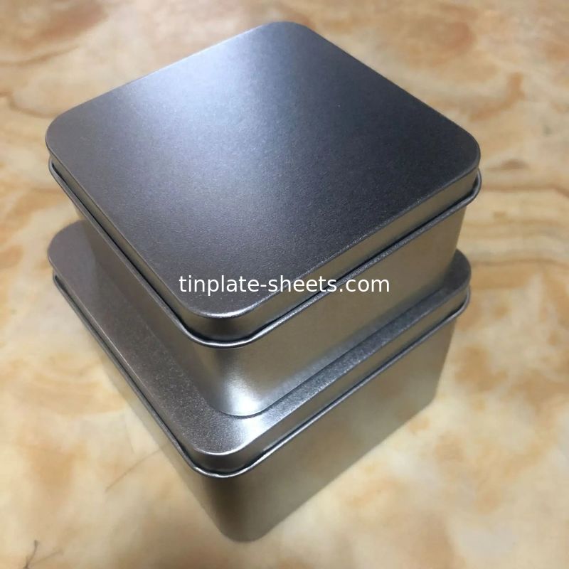 Fogli di acciaio di alta resistenza T3 T4 stampato 512mm-960mm Larghezza per lattine chimiche Lattine alimentari