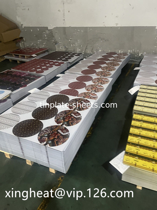 Fogli di latta di buona qualità con 6 colori stampati 4 colori stampati Fogli di latta per alimenti o prodotti chimici