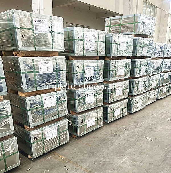 Materiale MR e SPCC lamiera di acciaio senza stagno con superficie luminosa e pietra per tappi di corona e coperchi di lattina Spessore 0,15-0,49 mm