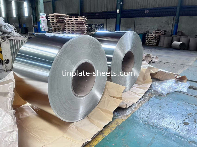 Fogli di latta 0,15-0,49mm 600mm-986mm 4MT-8MT per bobina T2-T5 DR8-DR9 BA 1.1/1.1-5.6/5.6 Bright/Stone/Silver/Matt