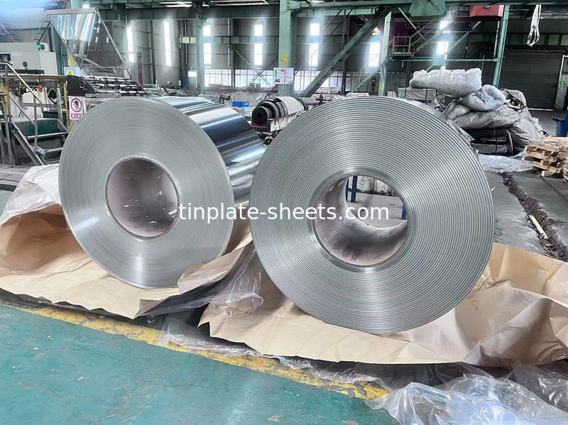 Rotoli di latta personalizzabili per l'industria dell'imballaggio 1.1/1.1-2.8/2.8 Rivestimento di latta L/C/T/T/DP Pagamento