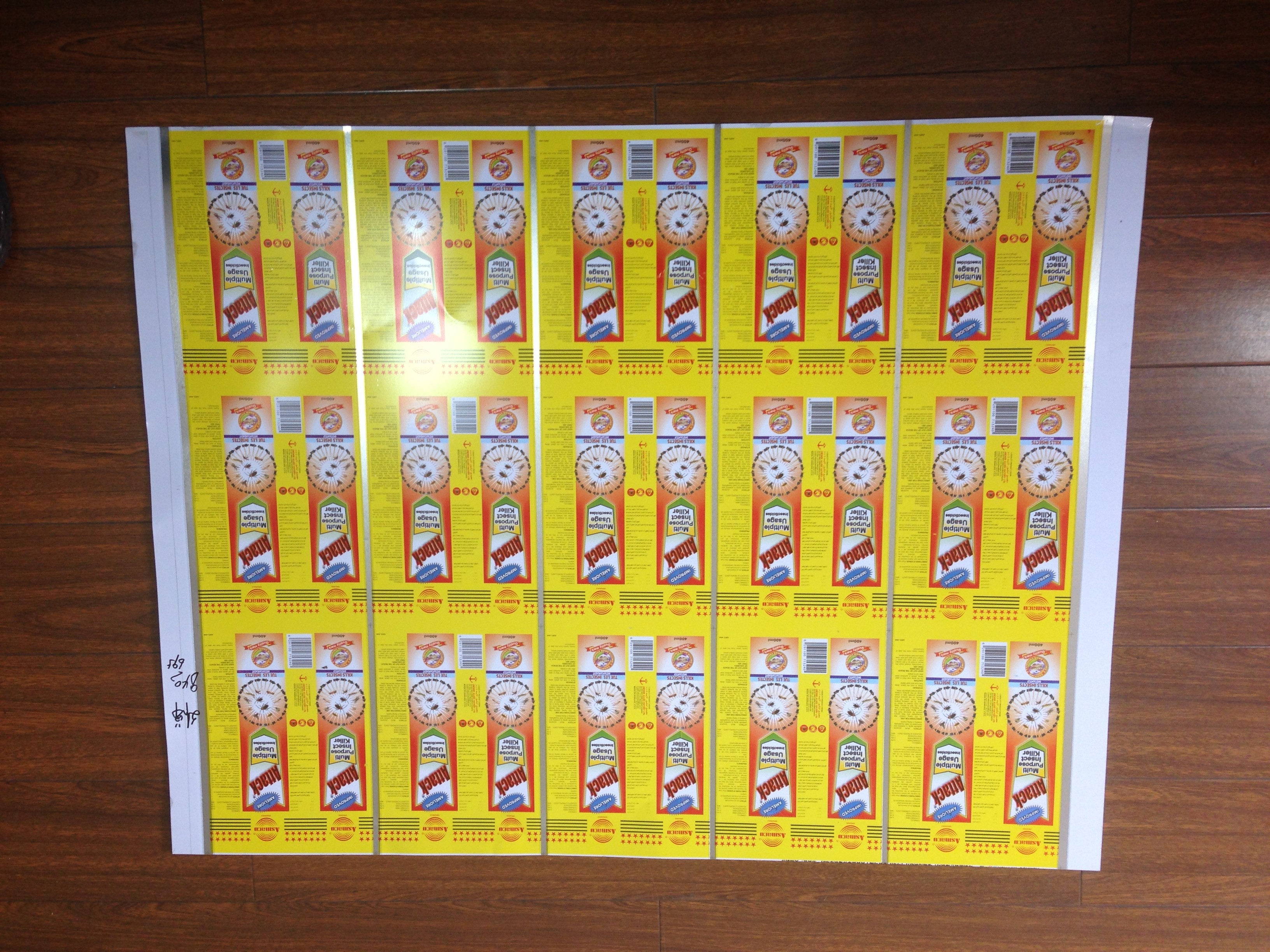 di buona qualità carta di stagno stampata di qualità alimentare per imballaggi alimentari lattine chimiche 4 colori carta di stagno stampata 6 colori