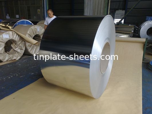 600mm-990mm Larghezza di piastra di stagno bobina resistente all'usura per l'applicazione di lattine